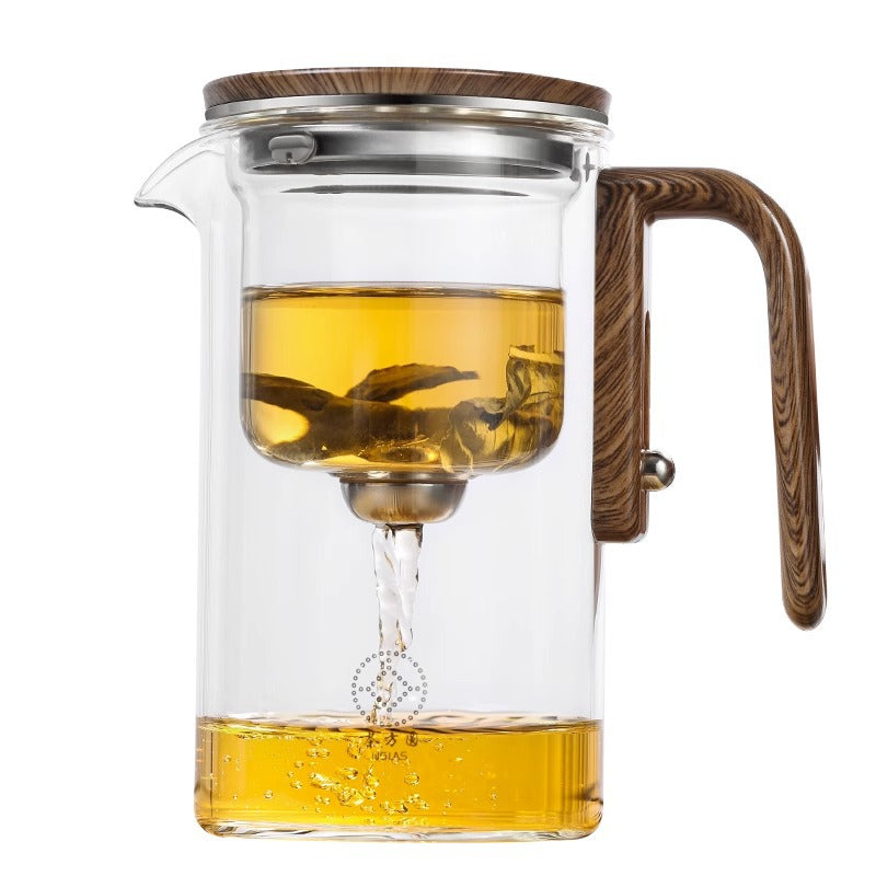 Infusor de Té Inteligente – Vidrio de Alta Calidad de Borosilicato con Separación Magnética